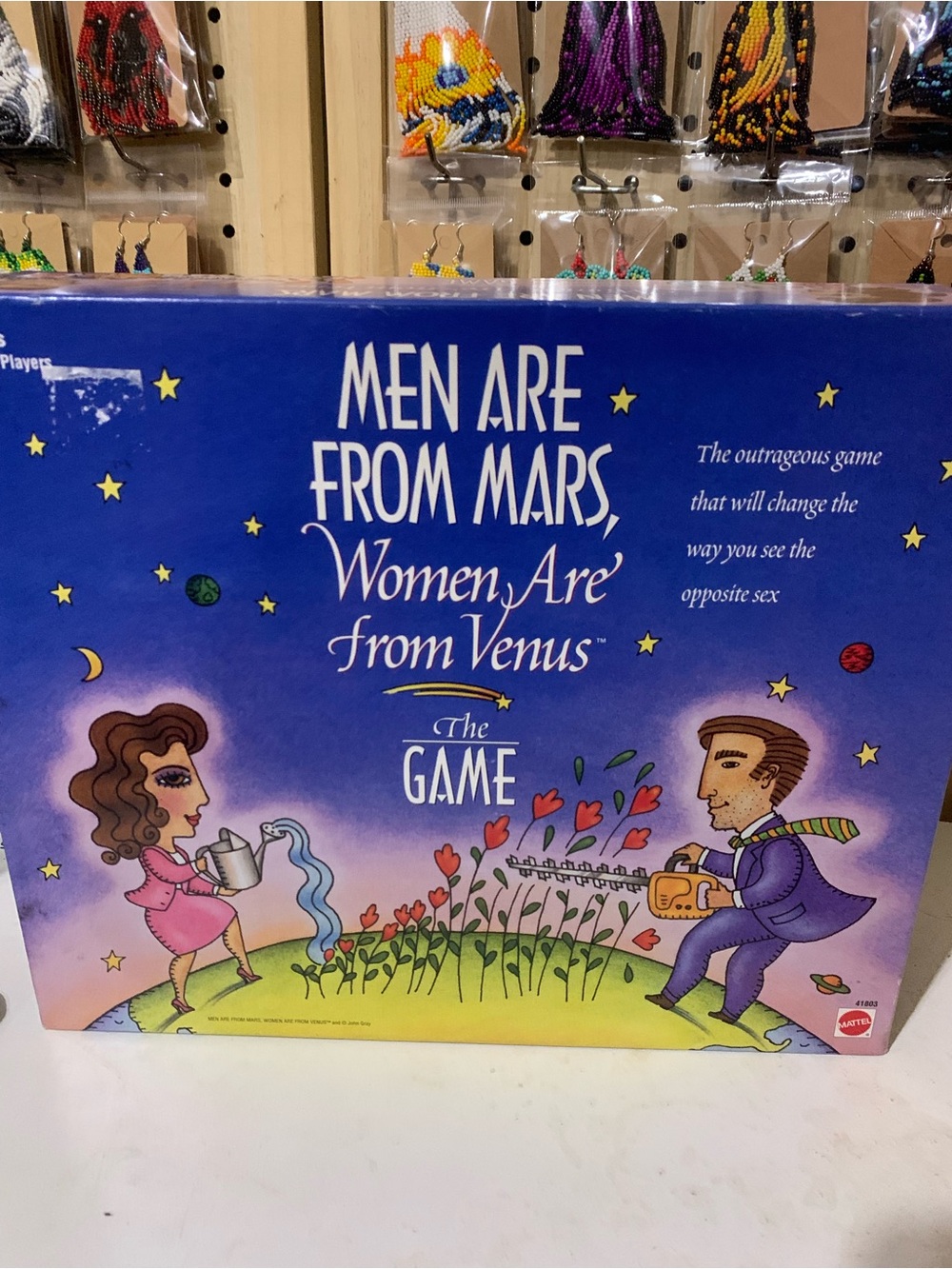 Mattel Men Are From Mars Women Are From Venus Game - Blue & Purple Artwork